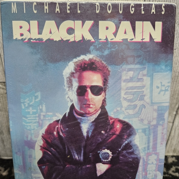 Black Rain VHS Michael Douglas thriller Paramount Pictures Andy Garcia 1989 - Picture 4 of 11